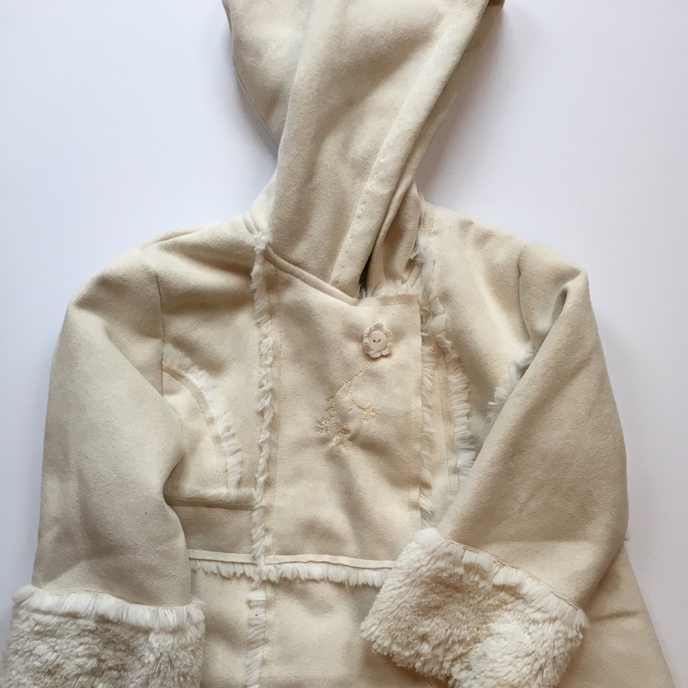 Catimini. Gorgeous. Faux suede. Cream. Amazing.